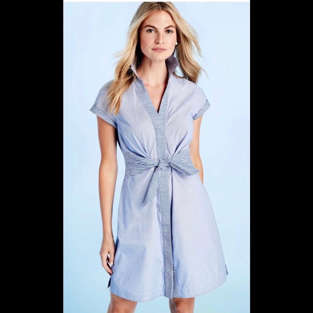 Vineyard Vines Tie Front Dress
